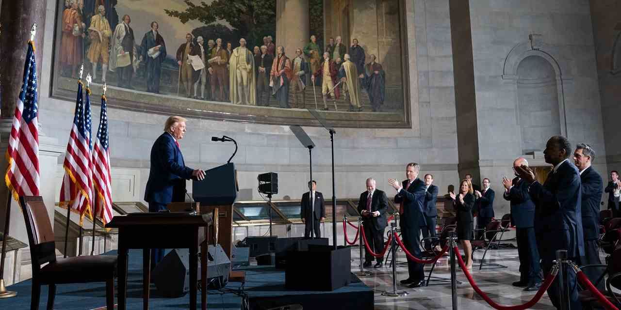 US President Donald Trump announced the 1776 Commission on Sept 18, 2020, which looks to create a new patriotic American history curriculum at the National Archives where the Magna Carta, the Declaration of Independence and the Constitution are preserved.