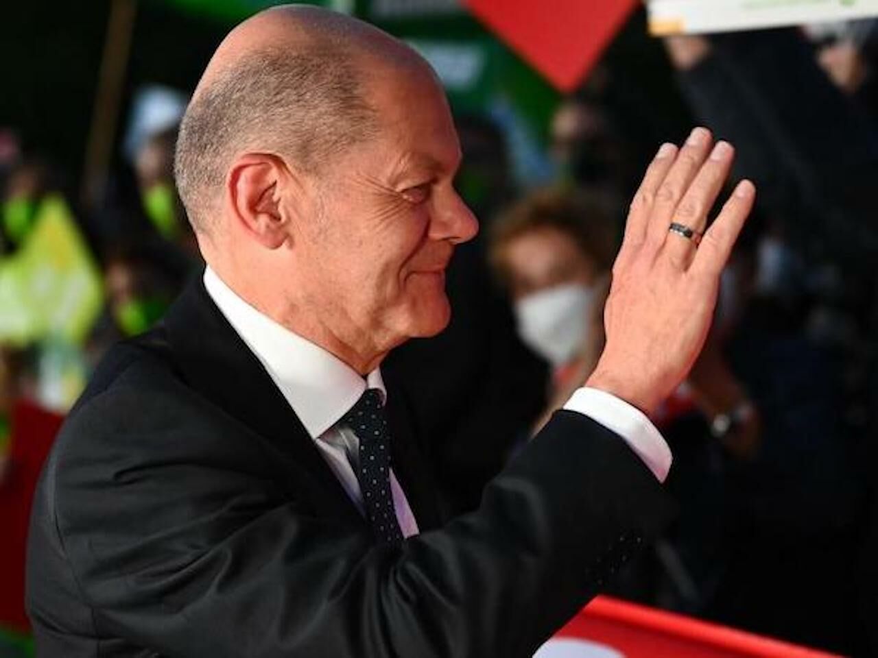 Mr. Olaf Scholz, the Social Democrats' candidate for German chancellor.