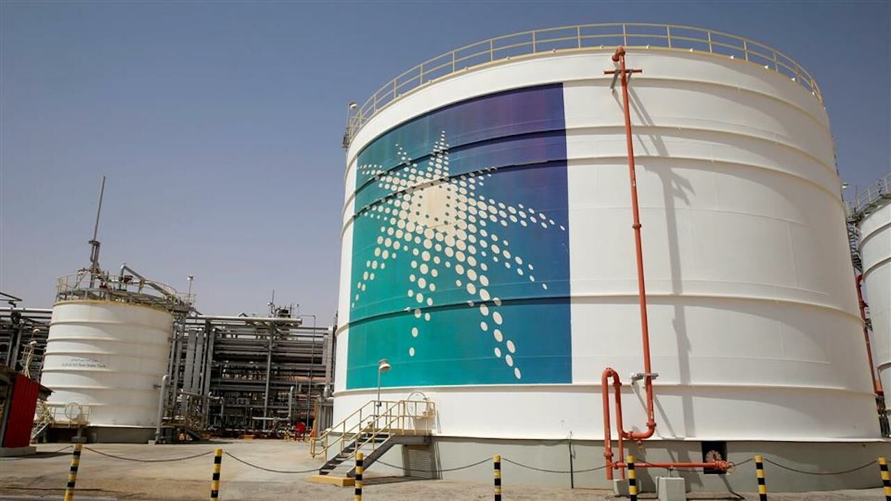 Saudi Arabia Aramco oil company production facilities.