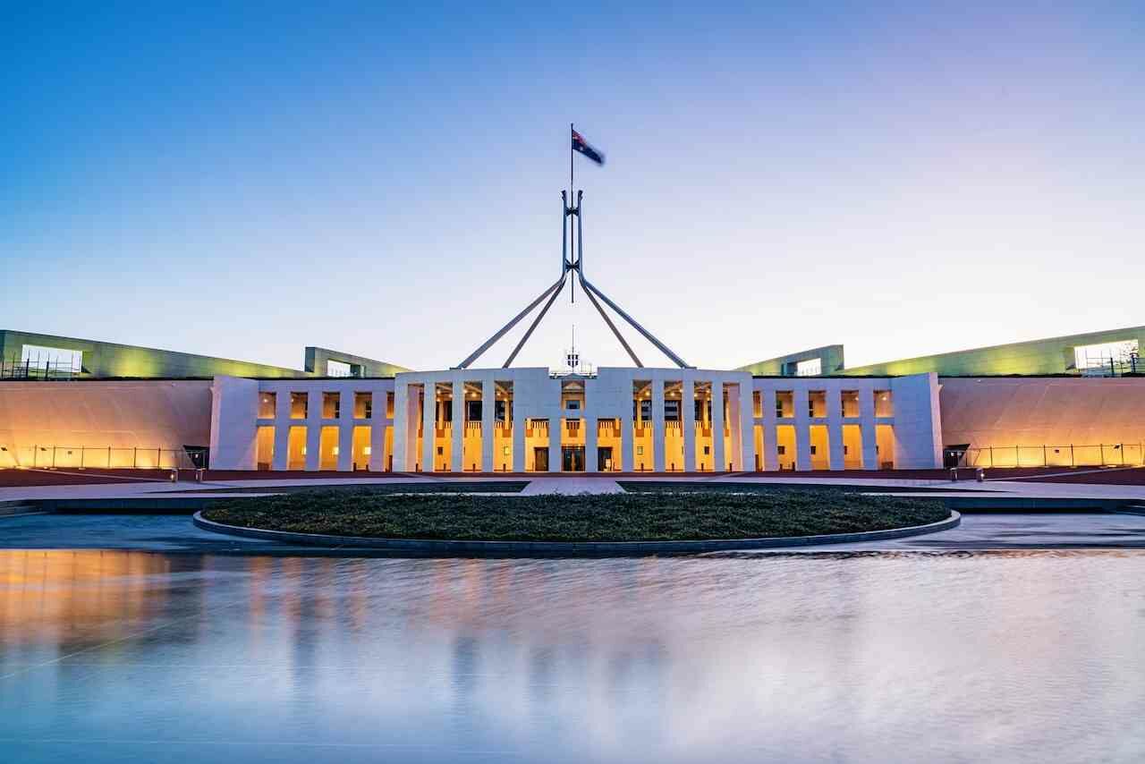 Australia's Parliament building in Canberra.